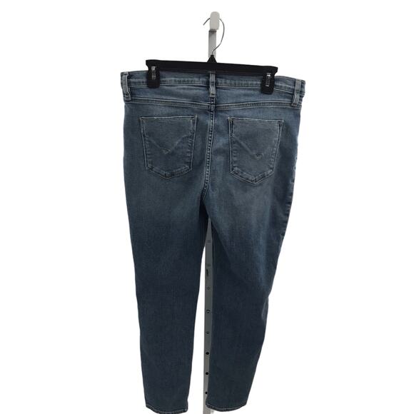 Hudson Nico Distressed Knee Blue Super Skinny Jeans - Picture 7 of 11